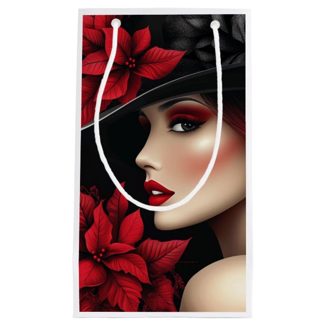 Sacola Para Presentes Pequena HOLIDAY CROWN #5 Gift Bag (Frente)