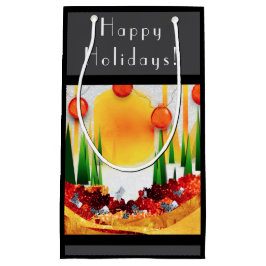 SACOLA PARA PRESENTES PEQUENA HOLIDAY SUNSHINE WITHIN THE PINES :)