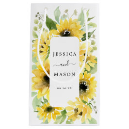 Sacola Para Presentes Pequena Hotel Sunflower Garden Bag de Casamento