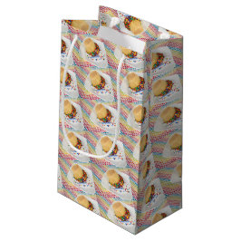 Sacola Para Presentes Pequena Humor de Bolo de Aniversário