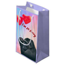 Sacola Para Presentes Pequena "I'm so sorry"