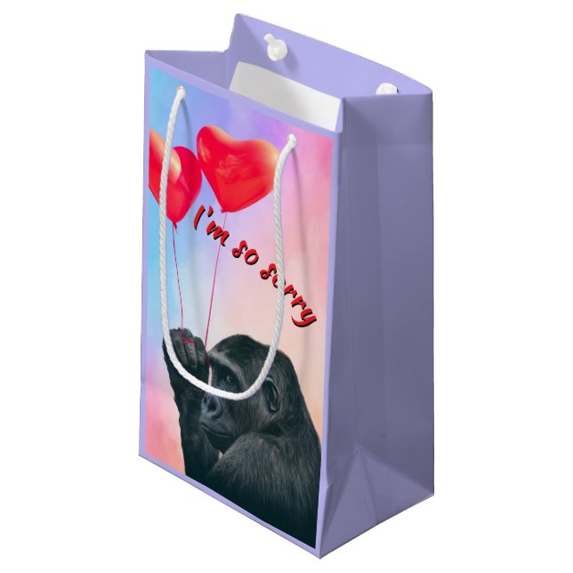 Sacola Para Presentes Pequena "I'm so sorry" (Frente inclinada)