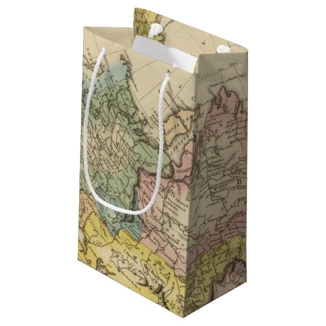 Sacola Para Presentes Pequena Império de russo 2 (Verso inclinado)