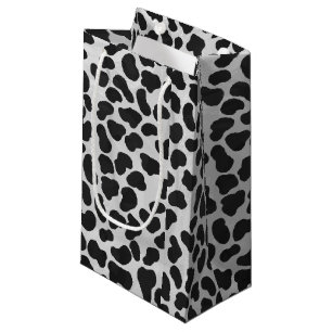 Sacola Para Presentes Pequena Impressão preto e branco Dalmatian