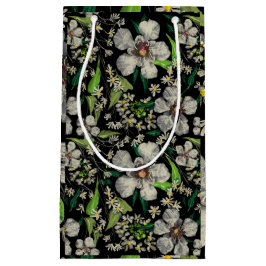 Sacola Para Presentes Pequena Jardim Botânico - Padrão Floral Vintage