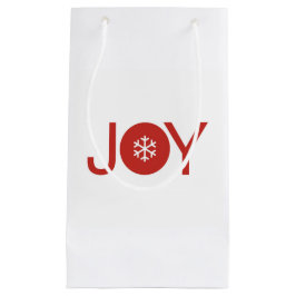Sacola Para Presentes Pequena Joy Christmas Gift Bag