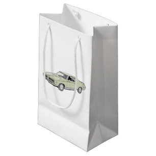 Sacola Para Presentes Pequena Juiz clássico verde de Pontiac GTO 1969