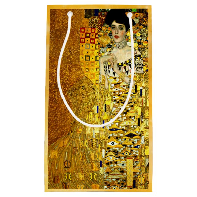 Sacola Para Presentes Pequena Klimt - Retrato de Adele Bloch-Bauer (Frente)