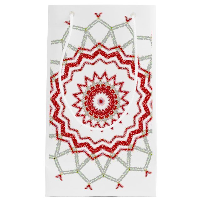 Sacola Para Presentes Pequena Knit Medallion Gift Bag (Frente)