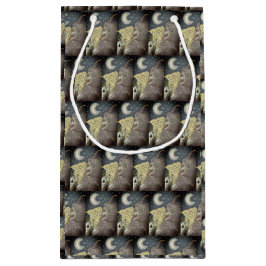 Sacola Para Presentes Pequena KRAMPUS NAUGHTHT LIST CHRISTMAS GIFT BAG Pequeno