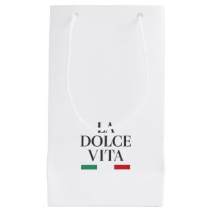 Sacola Para Presentes Pequena La Dolce Vita Gift Bag