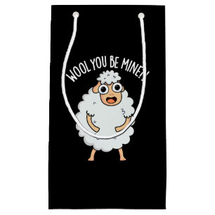 Sacola Para Presentes Pequena Lã Você É Minha Engraçada Ovelha Negra BG
