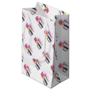 Sacola Para Presentes Pequena Lábio Rosa