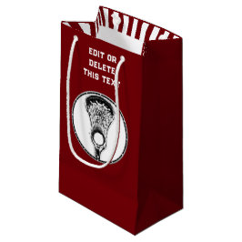 Sacola Para Presentes Pequena Lacrosse Sports Small Gift Bag