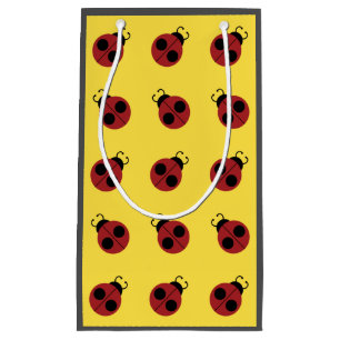 Sacola Para Presentes Pequena Ladybug pattern Design