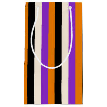 Laranja Roxo Preto Listra de Halloween