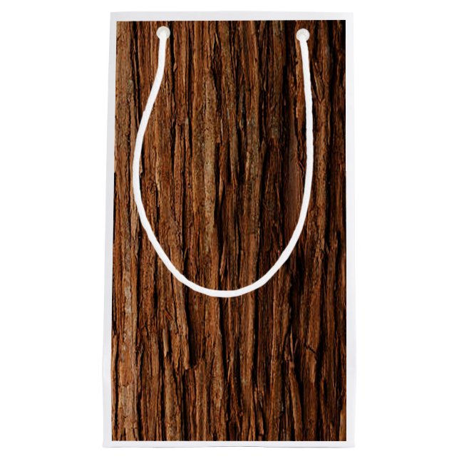 Sacola Para Presentes Pequena Latido de árvore (Frente)