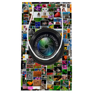 Sacola Para Presentes Pequena Lente De Câmera Para Empresas De Fotografia E Foto