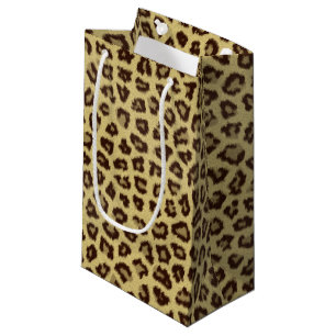 Sacola Para Presentes Pequena Leopardo / Impressão de Cheetah