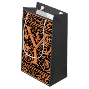 Sacola Para Presentes Pequena Letra Y Monograma Medieval Art Nouveau