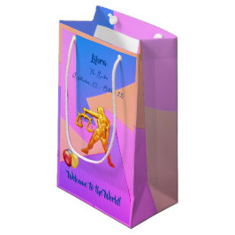 Sacola Para Presentes Pequena Libra Bebê As Escalas (23 De Setembro - 22 De Outu