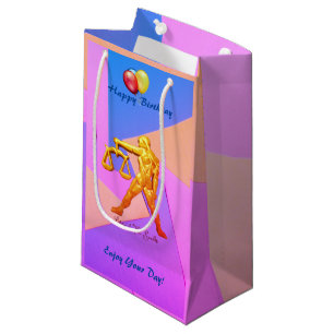 Sacola Para Presentes Pequena Libra Birthday Escala 23 de setembro - 22 de outub