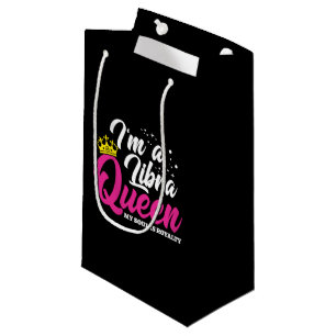 Sacola Para Presentes Pequena Libra Birthday Rainha Astrologia setembro outubro