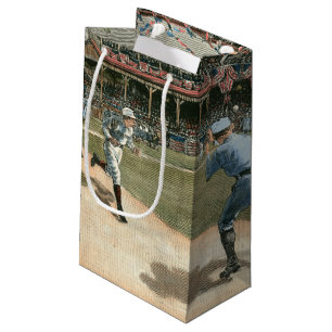 Sacola Para Presentes Pequena Liga Nacional de Beisebol 1886