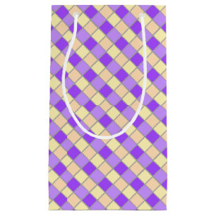 Sacola Para Presentes Pequena Lilac e Peach
