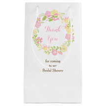 Linda Campanha Floral Floral Bridal Muito Obrigado