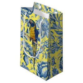 Sacola Para Presentes Pequena Linda Mão Pintada Pintada Pintada Com Macaw Ameaça