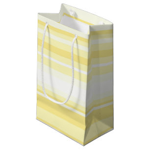 Sacola Para Presentes Pequena Listras de limão