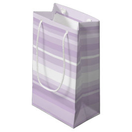 Sacola Para Presentes Pequena Listras roxas