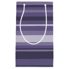 Sacola Para Presentes Pequena Listras roxas de Heather