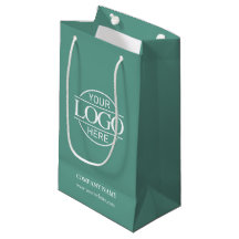 Logotipo comercial simples da Elegante Teal Green