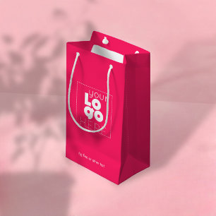 Sacola Para Presentes Pequena Logotipo da empresa - Pequeno painel de compras de