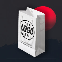 Sacola Para Presentes Pequena Logotipo Empresarial Empresa Profissional Corporat