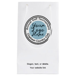Sacola Para Presentes Pequena Logotipo personalizado do evento ou torneio de gol