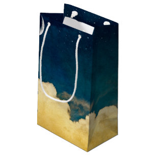 Sacola Para Presentes Pequena Lua e Cloudscape