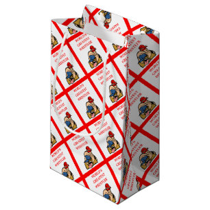 SACOLA PARA PRESENTES PEQUENA LUTADOR
