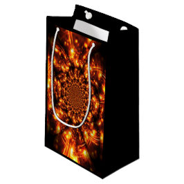 Sacola Para Presentes Pequena Luzes brilhantes Douradas