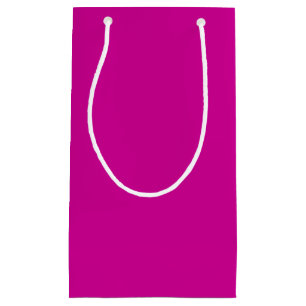 Sacola Para Presentes Pequena Magenta Brilhante Sólido