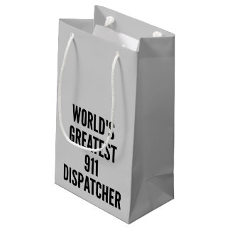 Sacola Para Presentes Pequena Maior 911 Dispatcher do Mundo