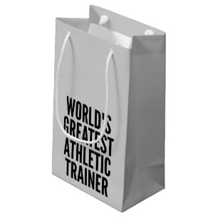 Sacola Para Presentes Pequena Maior treinador atlético do mundo