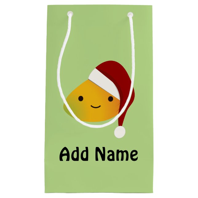 Sacola Para Presentes Pequena Mango de Natal Cute Kawaii (Frente)