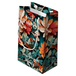 Sacola Para Presentes Pequena Mantenha-se Alegre