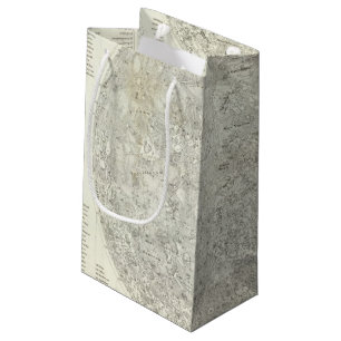 Sacola Para Presentes Pequena Mapa da lua