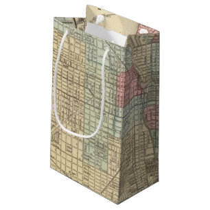 Sacola Para Presentes Pequena Mapa de Chicago por Mitchell