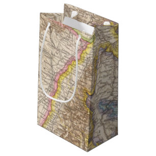 Sacola Para Presentes Pequena Mapa do atlas de Baden Alemanha