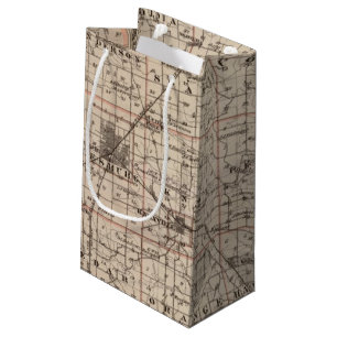 Sacola Para Presentes Pequena Mapa do Condado de Knox